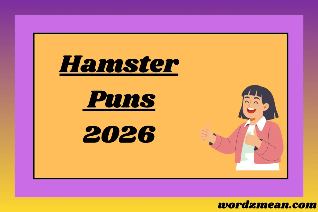 Hamster Puns