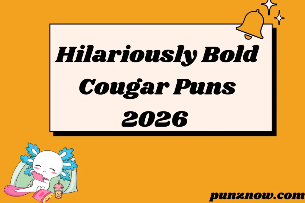 Hilariously Bold Cougar Puns