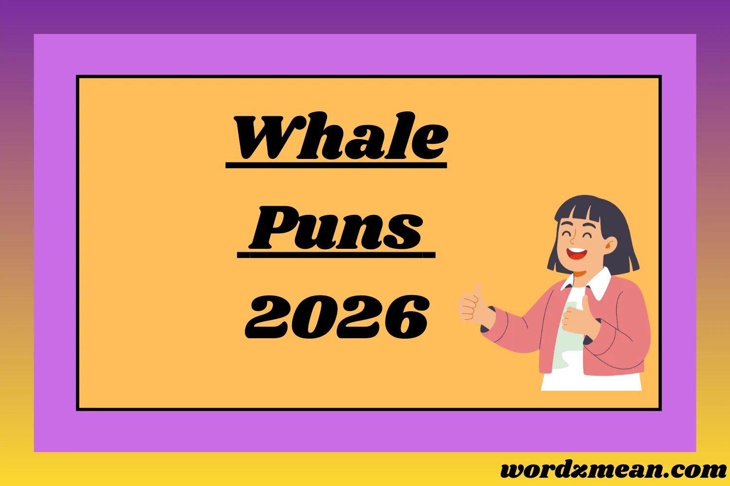 Whale Puns