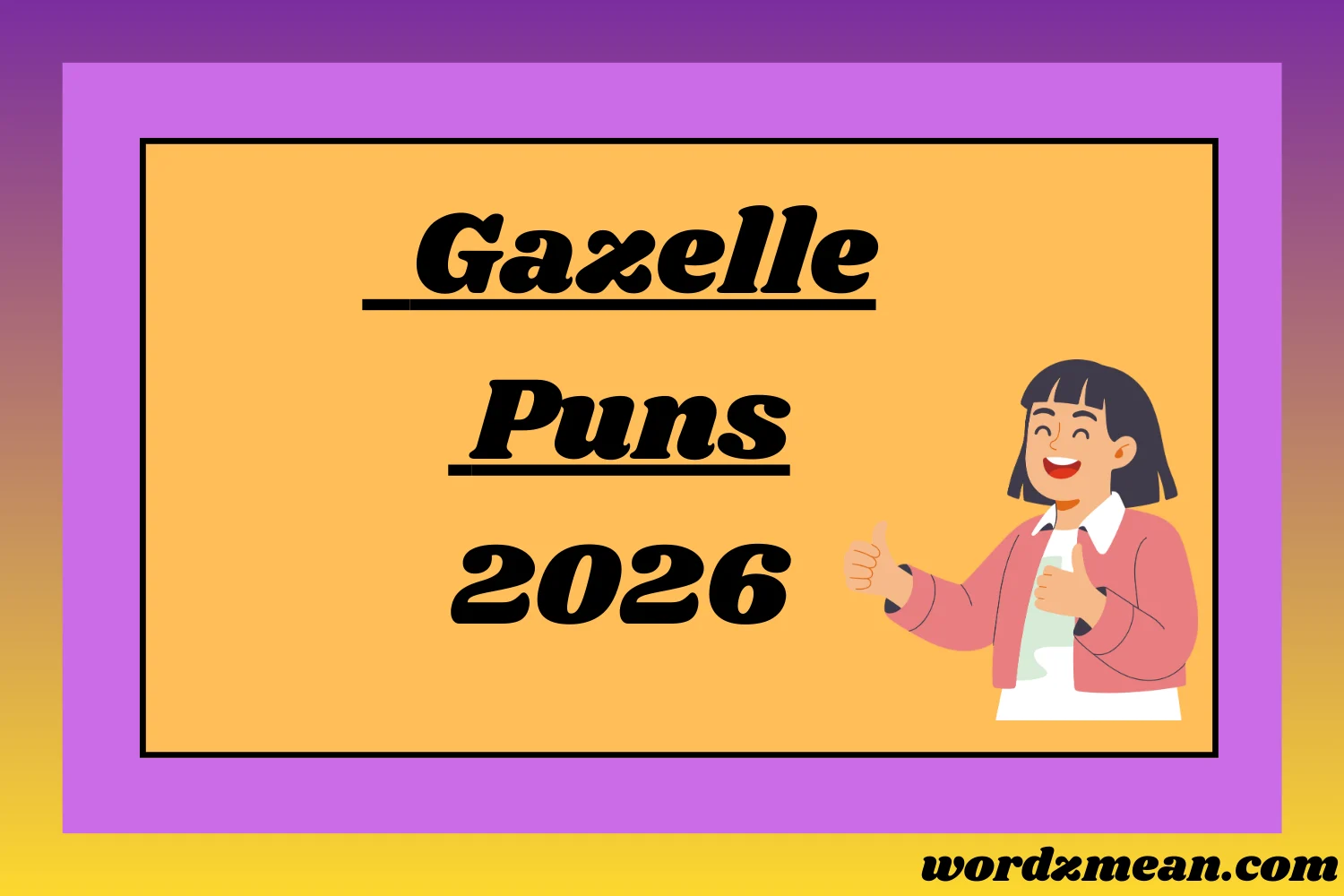 Gazelle Puns